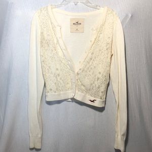 Hollister Lace Front Cardigan